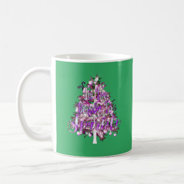Die Jahreszeit zum Sparkeln Kaffeetasse (Links)