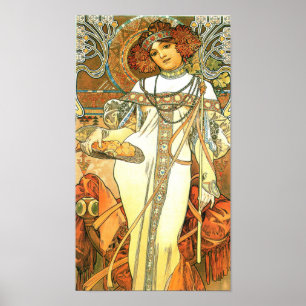 Die Jahreszeiten: Herbst - Alphonse Mucha (1900) Poster