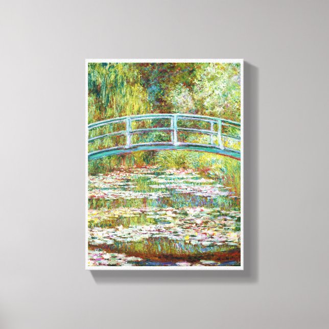 Die japanische Brücke 1899 Claude Monet Leinwanddruck (Vorderseite)