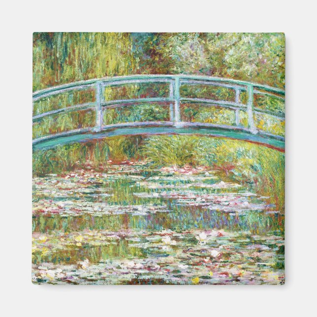 Die japanische Brücke 1899 Claude Monet Magnet (Vorne)