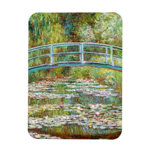 Die japanische Brücke 1899 Claude Monet Magnet (Vertikal)