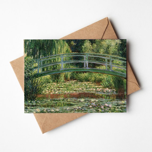Die japanische Brücke | Claude Monet Card Karte (Von Creator hochgeladen)