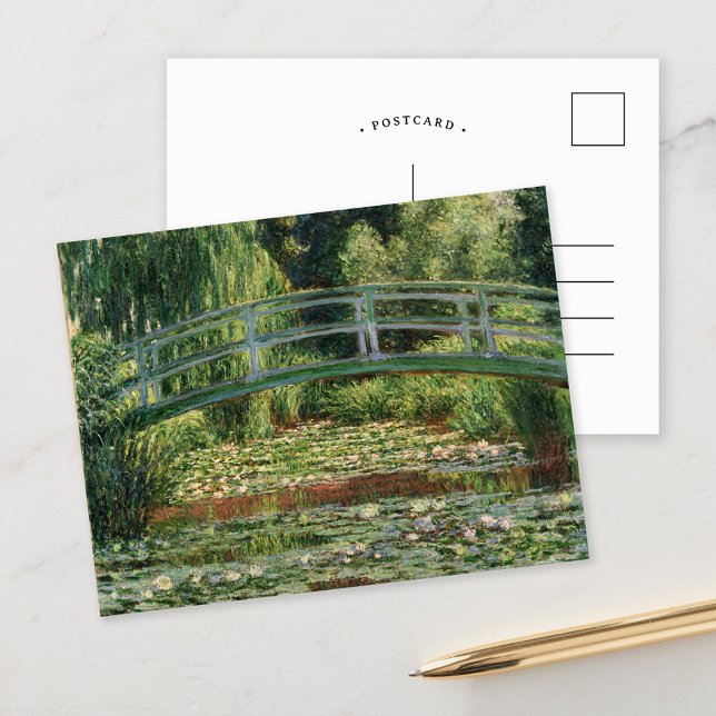 Die japanische Brücke | Claude Monet Postkarte (Von Creator hochgeladen)
