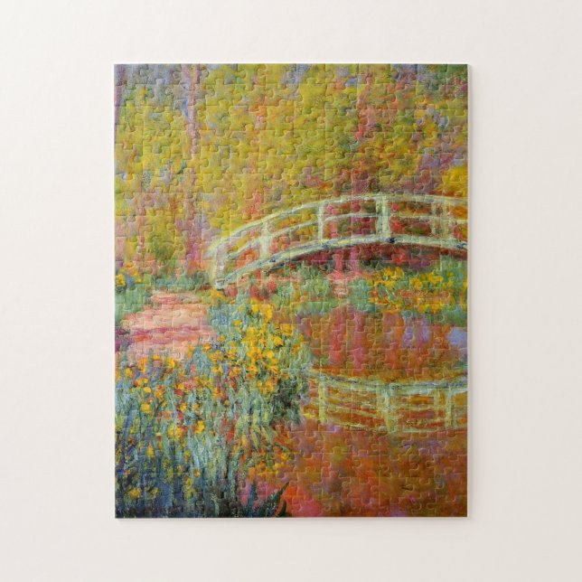 Die japanische Brücke Monet Fine Art Puzzle (Vertikal)