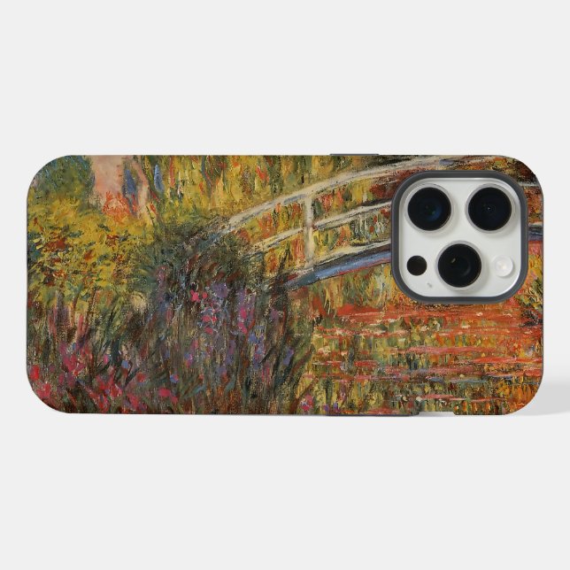 Die japanische Brücke oder der Lily Pond | Landsca iPhone Hülle (Rückseite (Horizontal))
