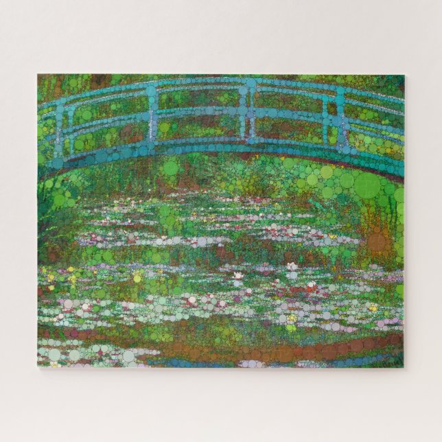Die japanische Brücke von After Claude Monet Puzzle (Horizontal)