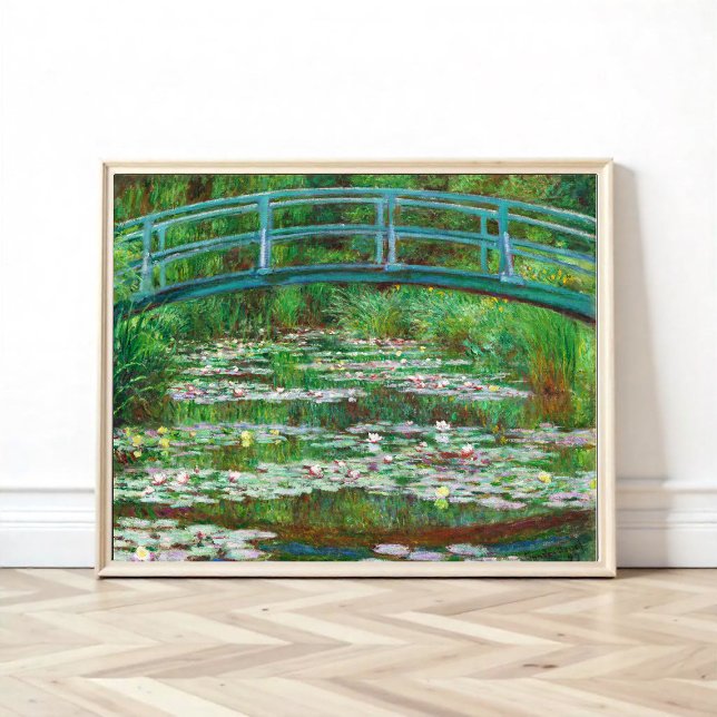 Die japanische Brücke von Claude Monet Poster (Von Creator hochgeladen)