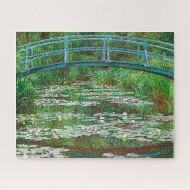 Die japanische Brücke von Claude Monet Puzzle (Horizontal)