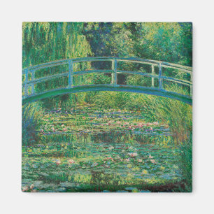 Die japanische Brücke (Water-Lily Pond), Monet Magnet