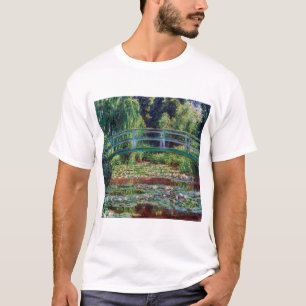 Die japanische Brücke (Water-Lily Pond), Monet T-Shirt