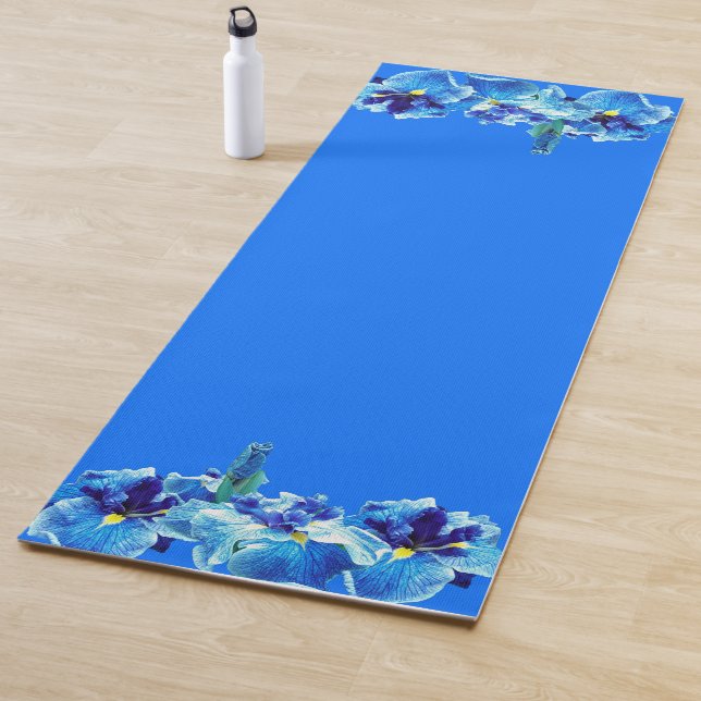 DIE JAPANISCHE IRIS-BLUME YOGAMATTE (Beispiel)