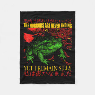 Die japanischen Froschfräsen-Horror sind nie zu En Fleecedecke