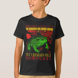 Die japanischen Froschfräsen-Horror sind nie zu En T-Shirt