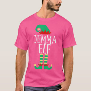 Die Jemma Elf Familie passt zu Weihnachten Pajamas T-Shirt
