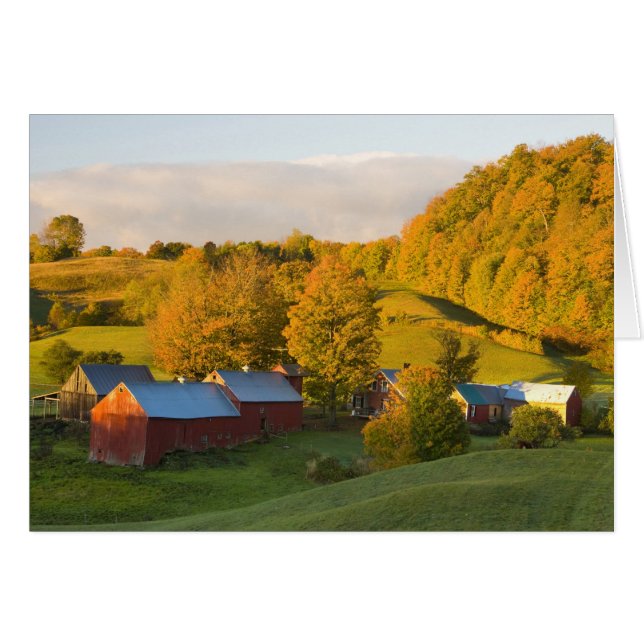 Die Jenne Farm in Woodstock, Vermont. Herbst. 2 (Vorderseite (Horizontal))
