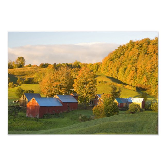 Die Jenne Farm in Woodstock, Vermont. Herbst. 2 Fotodruck (Vorne)