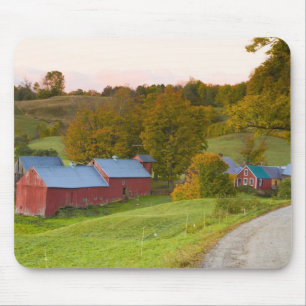 Die Jenne-Farm in Woodstock, Vermont. Herbst. Mousepad