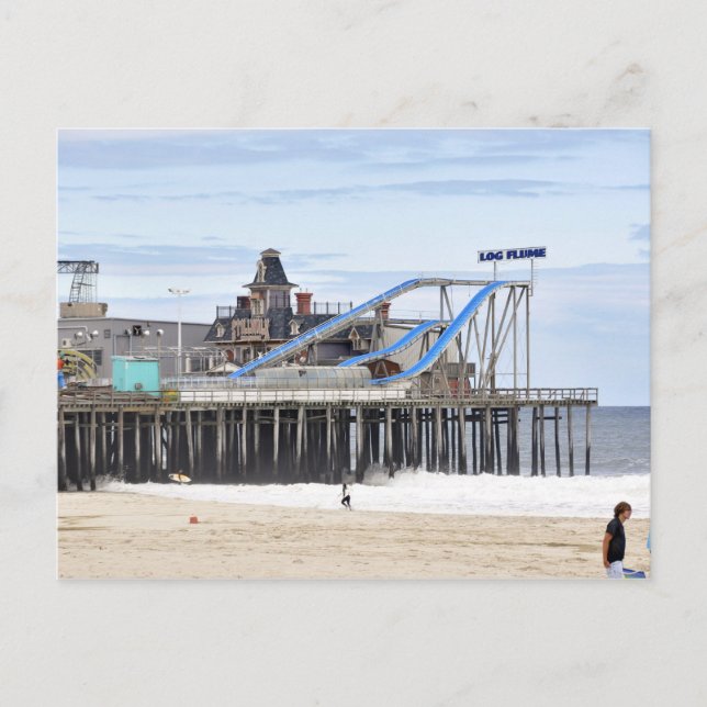 Die Jersey Shore auf den Meereshöhen Postkarte (Vorderseite)