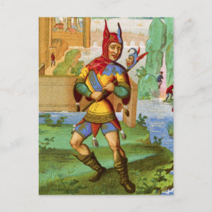 Die Jester Post Card Postkarte