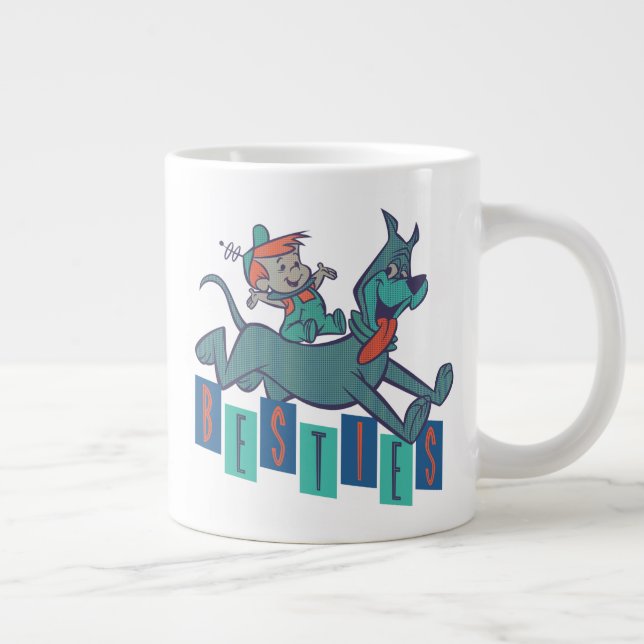 Die Jetsons | Elroy & Astro Besties Jumbo-Tasse (Rechts)