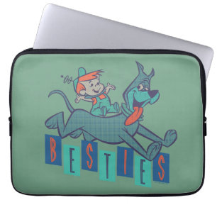 Die Jetsons   Elroy & Astro Besties Laptopschutzhülle