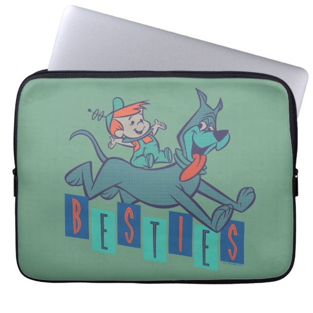 Die Jetsons | Elroy & Astro Besties Laptopschutzhülle (Vorderseite)