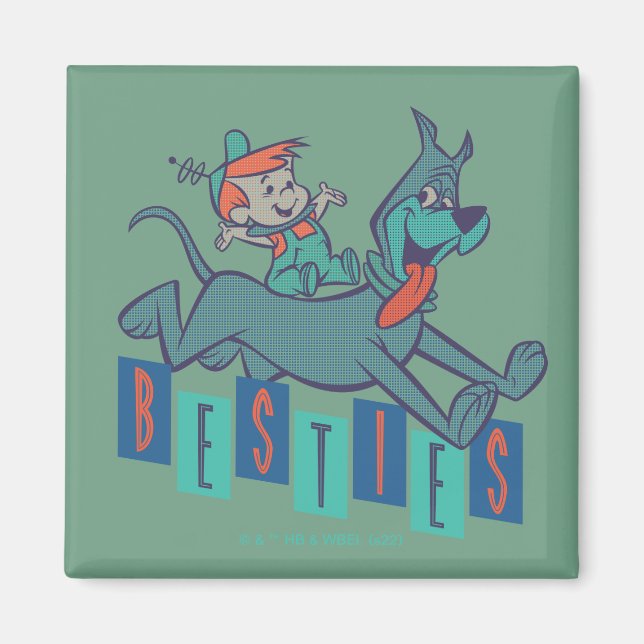 Die Jetsons | Elroy & Astro Besties Magnet (Vorne)