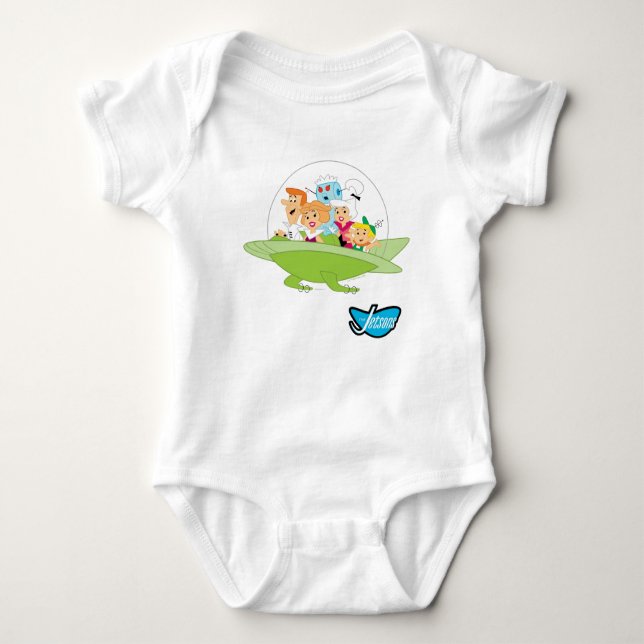 Die Jetsons | Familienflieger Baby Strampler (Vorderseite)