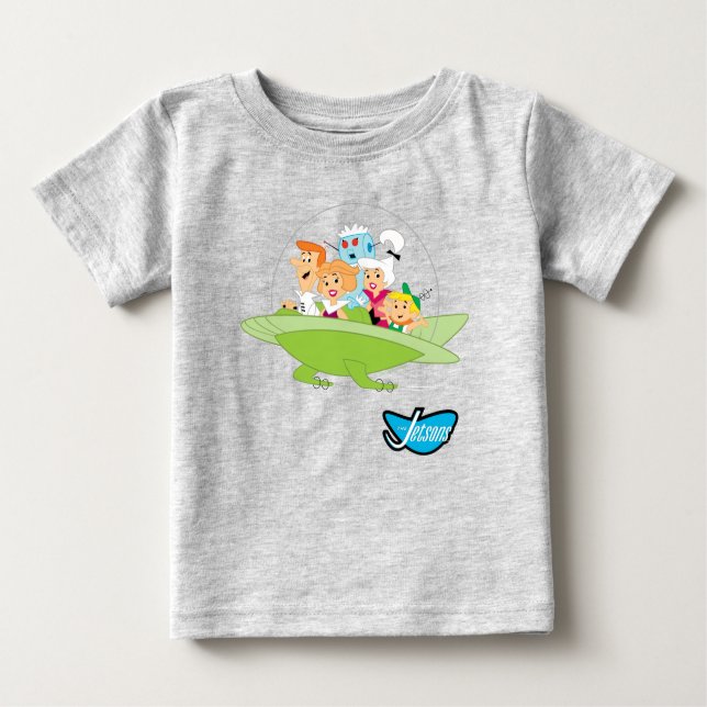 Die Jetsons | Familienflieger Baby T-shirt (Vorderseite)