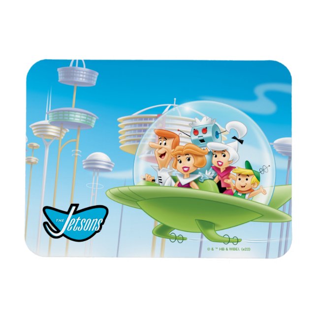 Die Jetsons | Familienflieger Magnet (Horizontal)