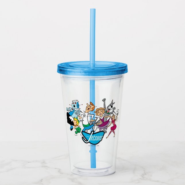 Die Jetsons | Family Dance Party Acrylic Tumbler Acryltrinkbecher (Vorderseite)