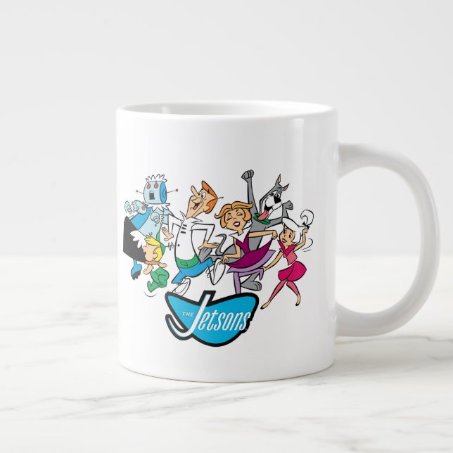 Die Jetsons | Family Dance Party Riesenkaffee Tass Jumbo-Tasse (Rechts)