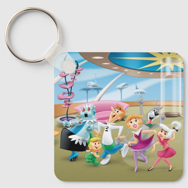Die Jetsons | Family Dance Party Schlüsselanhänger (Vorderseite)