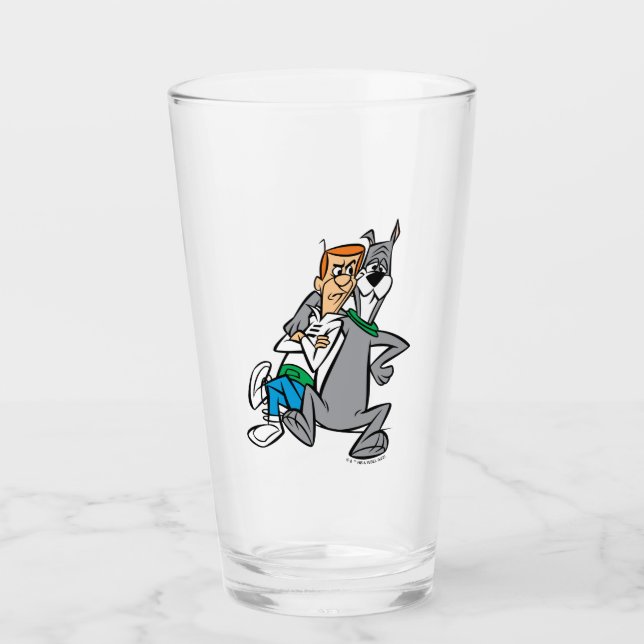 Die Jetsons | George & Astro Buddies Glas (Vorderseite)