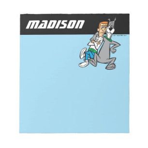 Die Jetsons   George & Astro   Name hinzufügen Notizblock