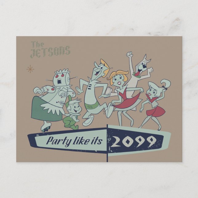 Die Jetsons | Party Wie es ist 2099 Postkarte (Vorderseite)