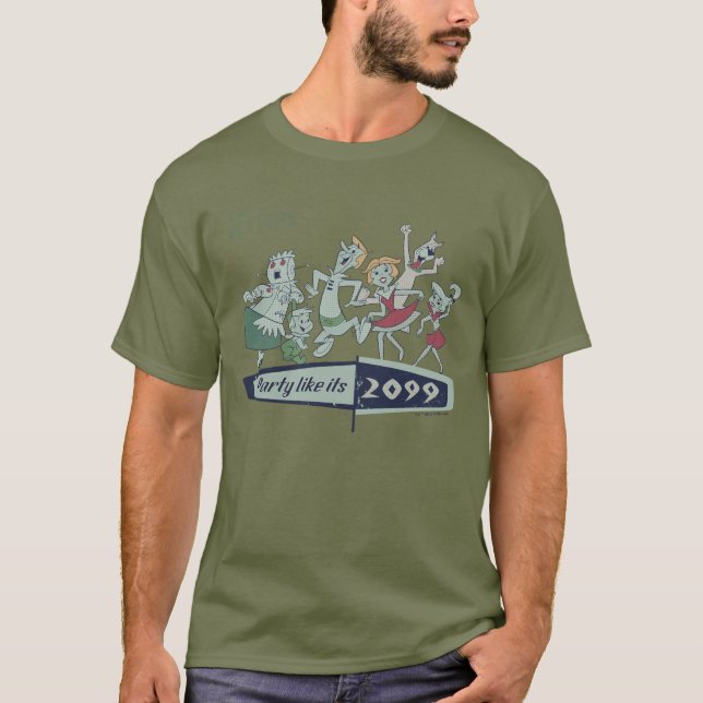 Die Jetsons | Party Wie es ist 2099 T-Shirt (Vorderseite)
