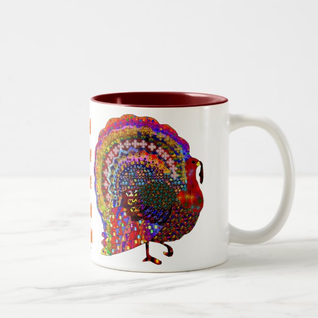 Die Jeweled Türkei Zweifarbige Tasse (Rechts)