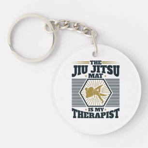 Die Jiu Jitsu Mat ist mein Therapeut Schlüsselanhänger