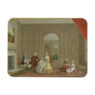 Die John-Speck-Familie, c.1742-43 (Öl auf Magnet