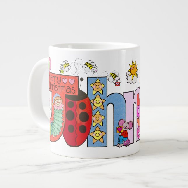 Die Johnnie-Tasse Jumbo-Tasse (Vorderseite Links)