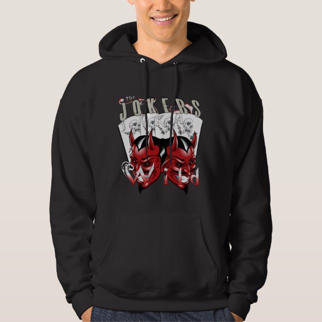 Die Joker wild Hoodie (Vorderseite)