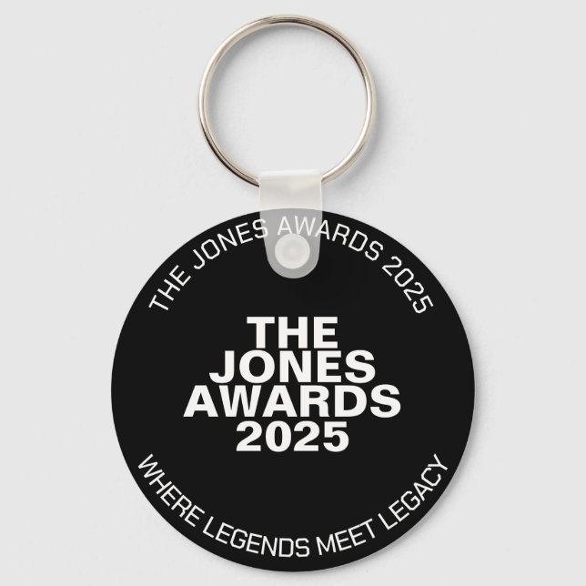 Die Jones Awards 2025 Schlüsselanhänger (Vorderseite)