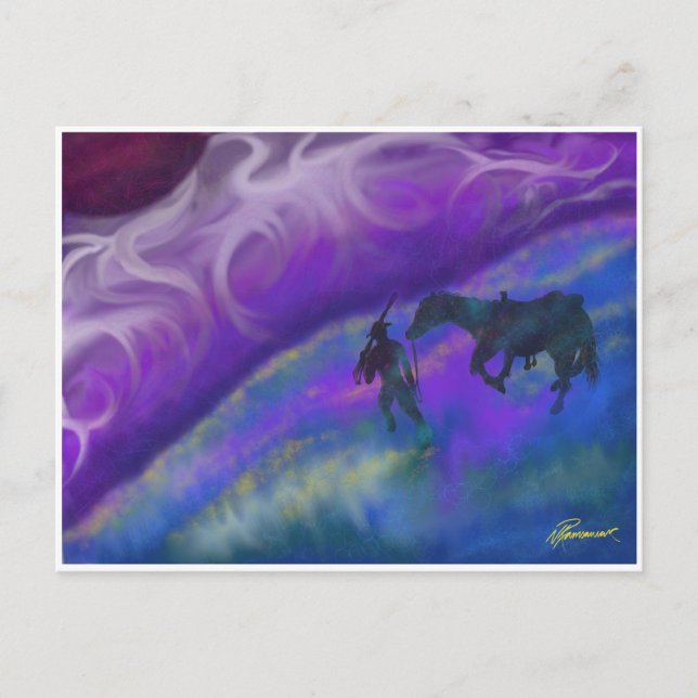 Die Journey-Zuhause Postkarte (Vorderseite)