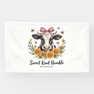 Die Joyfull Strawberry Cow Liebe Classic T-Shi Banner
