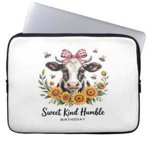 Die Joyfull Strawberry Cow Liebe Classic T-Shi Laptopschutzhülle