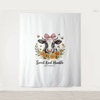Die Joyfull Strawberry Cow Liebe Classic T-Shi Wandteppich