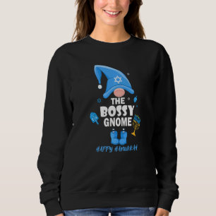 Die jüdische Bossy-Gnome-Familie passt glücklich H Sweatshirt