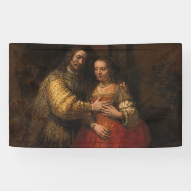 Die jüdische Brücke (von Rembrandt) Banner (Horizontal)
