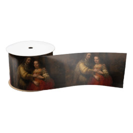 Die jüdische Brücke (von Rembrandt) Satinband